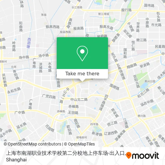 上海市南湖职业技术学校第二分校地上停车场-出入口 map