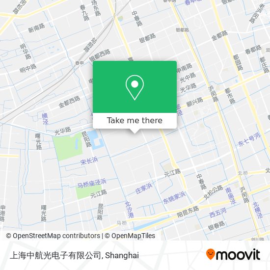 上海中航光电子有限公司 map