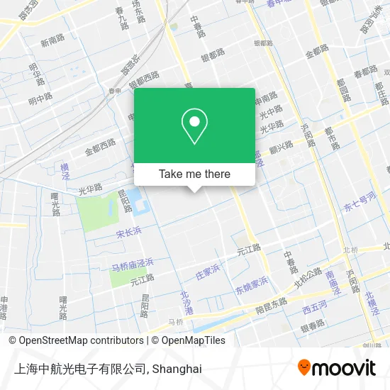 上海中航光电子有限公司 map