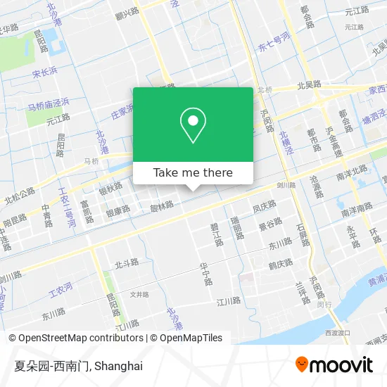 夏朵园-西南门 map