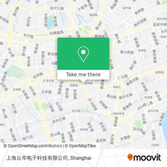 上海云岑电子科技有限公司 map