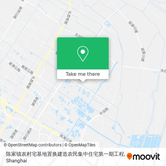 陈家镇农村宅基地置换建造农民集中住宅第一期工程 map