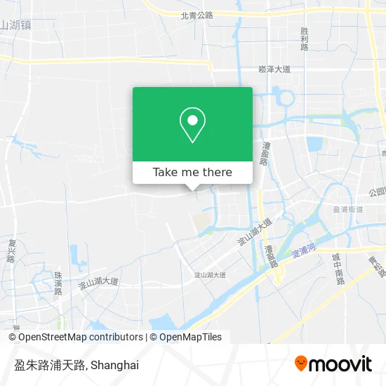 盈朱路浦天路 map