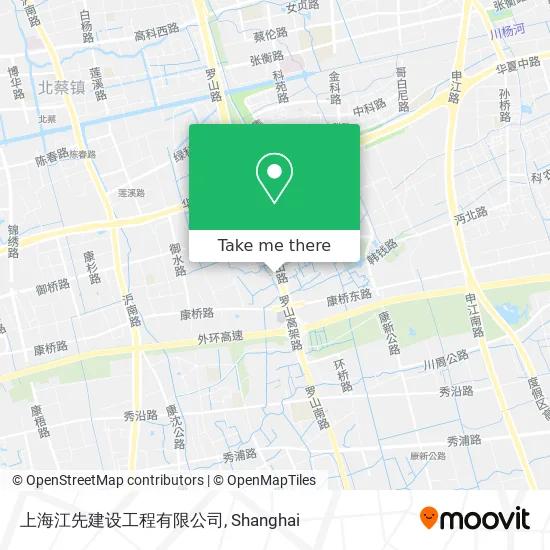 上海江先建设工程有限公司 map