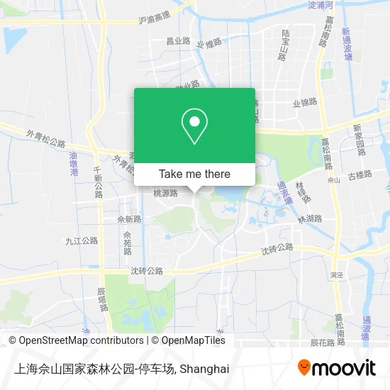 上海佘山国家森林公园-停车场 map