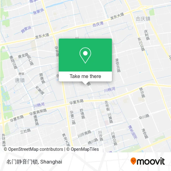 名门静音门锁 map