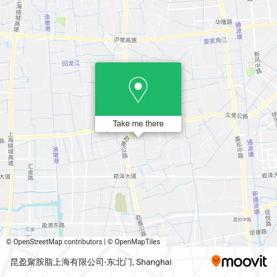 昆盈聚胺脂上海有限公司-东北门 map