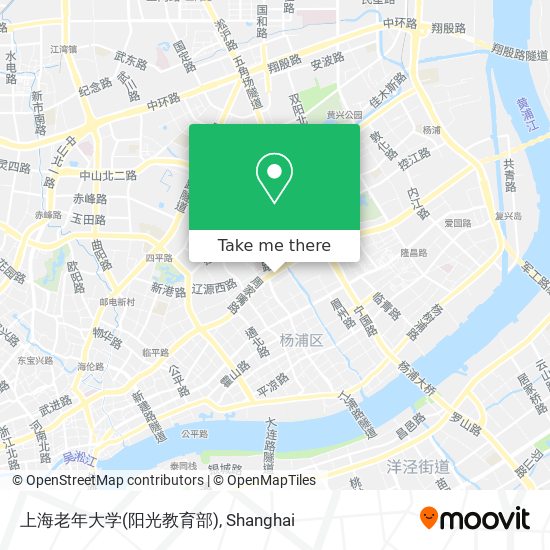 上海老年大学(阳光教育部) map
