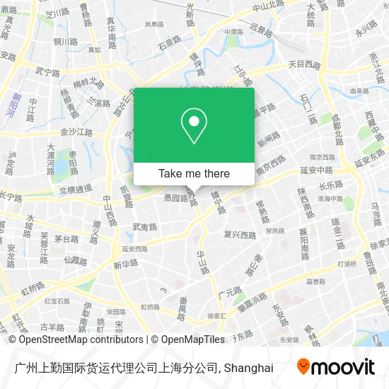 广州上勤国际货运代理公司上海分公司 map