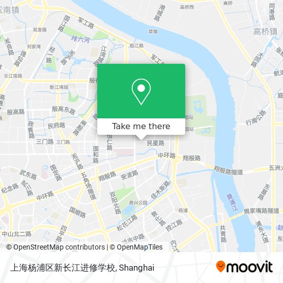 上海杨浦区新长江进修学校 map