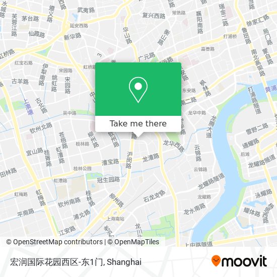宏润国际花园西区-东1门 map