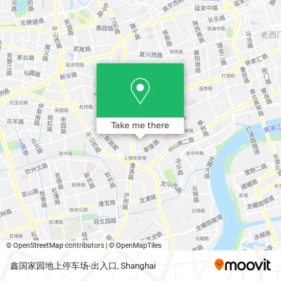 鑫国家园地上停车场-出入口 map