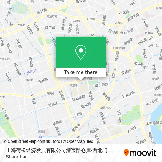 上海荷橡经济发展有限公司漕宝路仓库-西北门 map