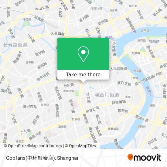 Coofans(中环银泰店) map