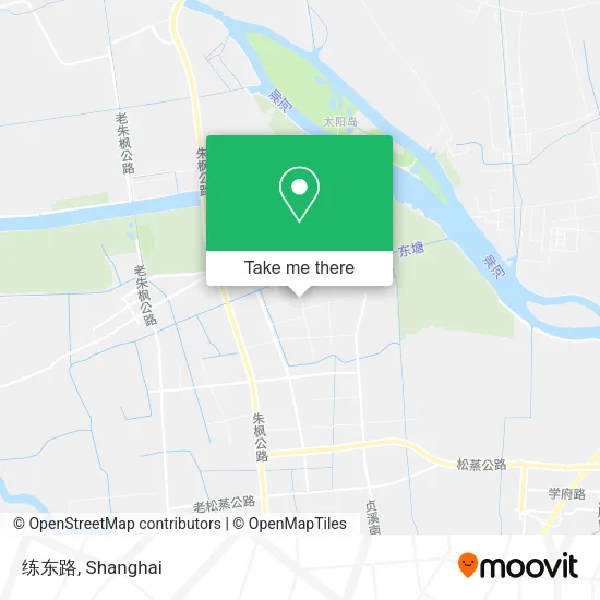 练东路 map