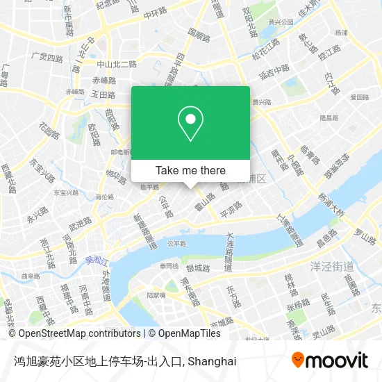 鸿旭豪苑小区地上停车场-出入口 map