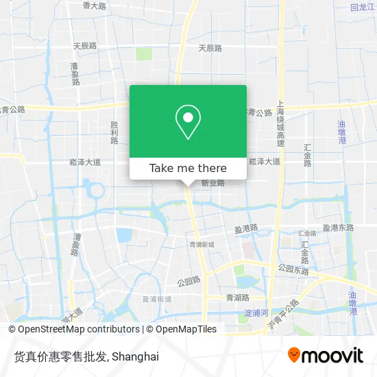 货真价惠零售批发 map