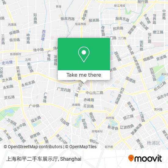 上海和平二手车展示厅 map