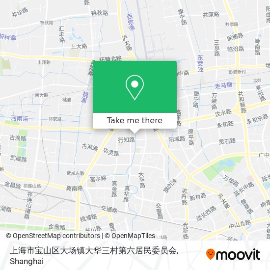 上海市宝山区大场镇大华三村第六居民委员会 map