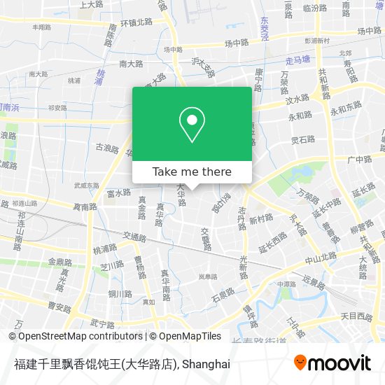 福建千里飘香馄饨王(大华路店) map