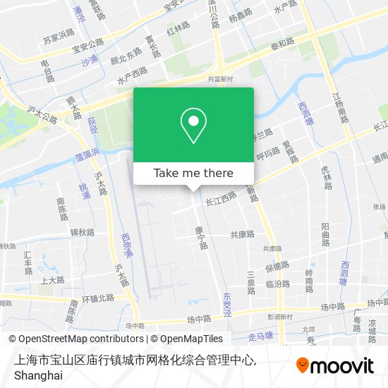 上海市宝山区庙行镇城市网格化综合管理中心 map