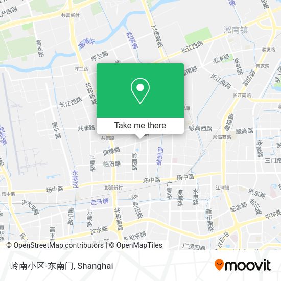 岭南小区-东南门 map