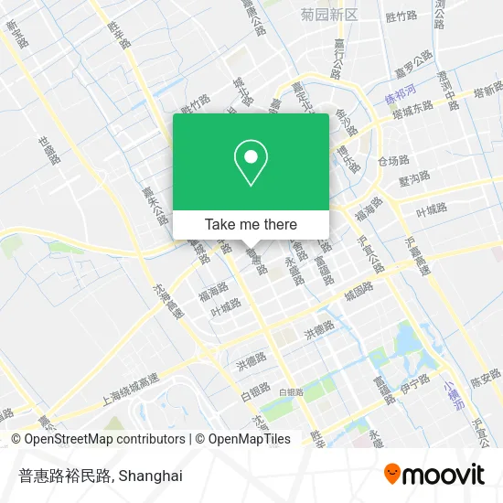 普惠路裕民路 map