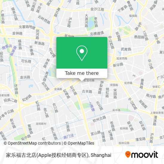 家乐福古北店(Apple授权经销商专区) map