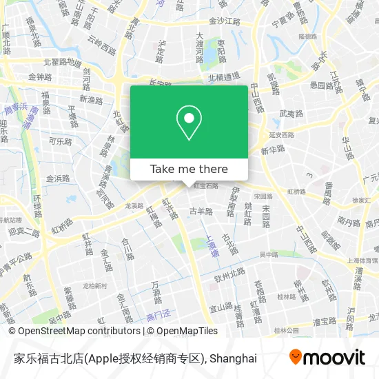 家乐福古北店(Apple授权经销商专区) map