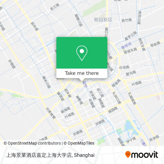 上海景莱酒店嘉定上海大学店 map