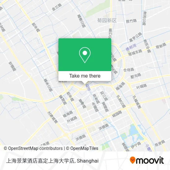 上海景莱酒店嘉定上海大学店 map