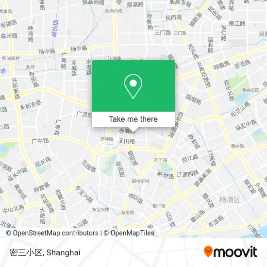 密三小区 map