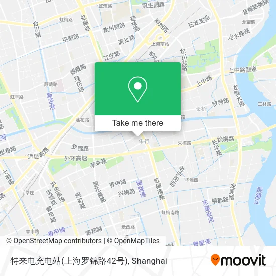 特来电充电站(上海罗锦路42号) map
