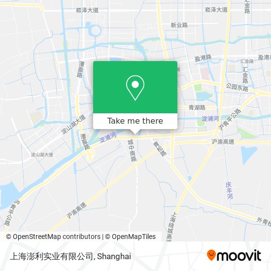 上海澎利实业有限公司 map