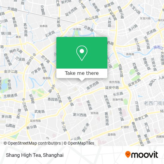 Shang High Tea map