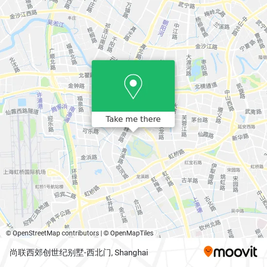 尚联西郊创世纪别墅-西北门 map