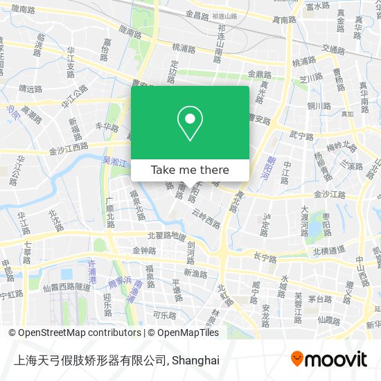 上海天弓假肢矫形器有限公司 map