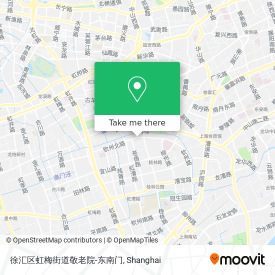 徐汇区虹梅街道敬老院-东南门 map