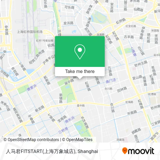 人马君FITSTART(上海万象城店) map