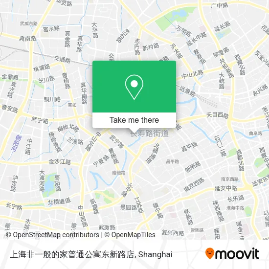 上海非一般的家普通公寓东新路店 map