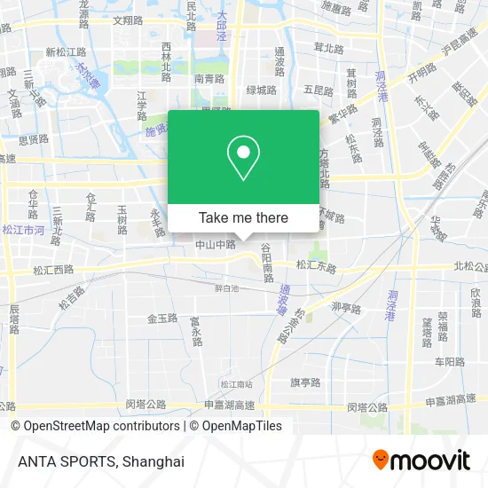 ANTA SPORTS map