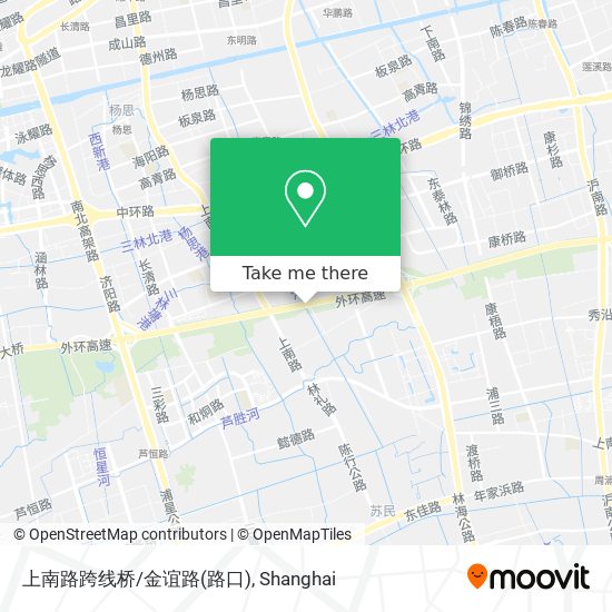 上南路跨线桥/金谊路(路口) map