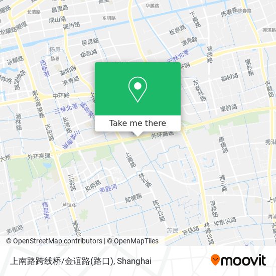 上南路跨线桥/金谊路(路口) map