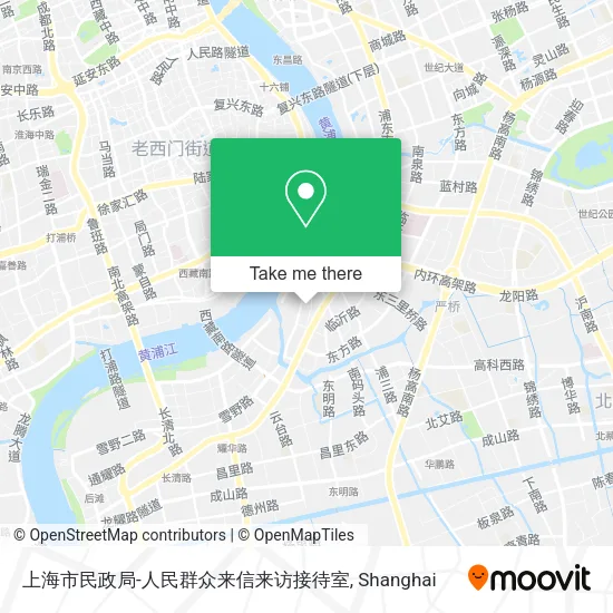 上海市民政局-人民群众来信来访接待室 map