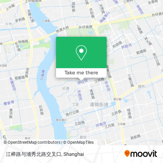 江榉路与浦秀北路交叉口 map