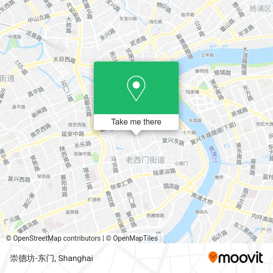 崇德坊-东门 map