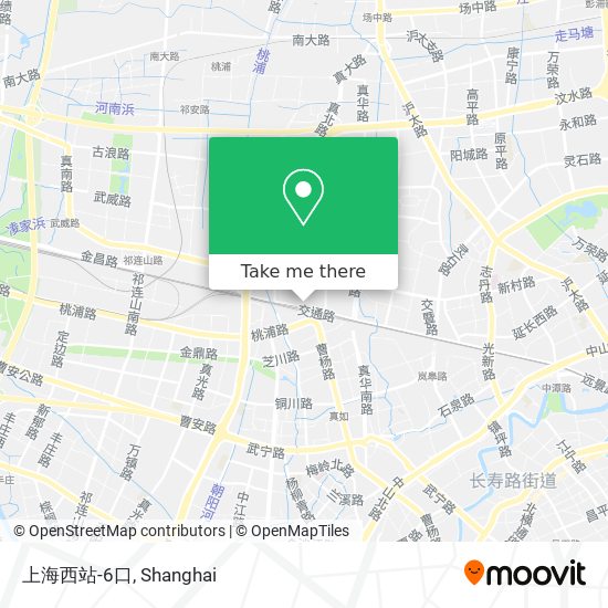 上海西站-6口 map