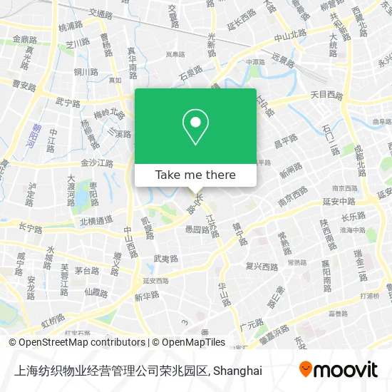 上海纺织物业经营管理公司荣兆园区 map