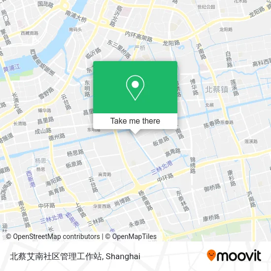 北蔡艾南社区管理工作站 map