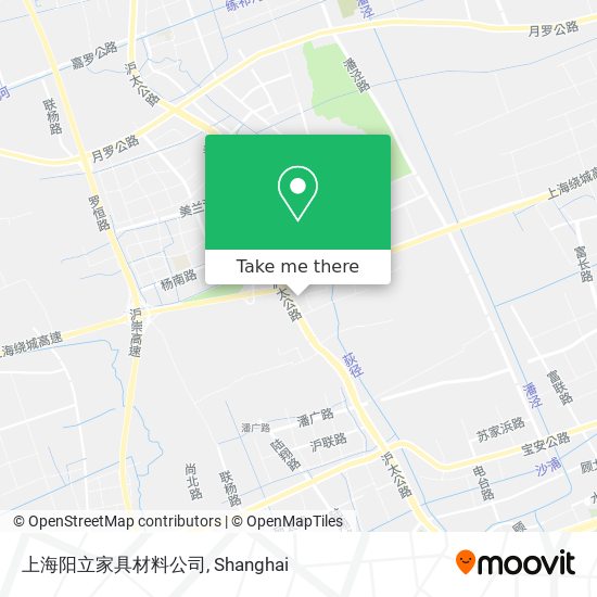 上海阳立家具材料公司 map